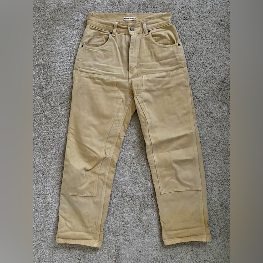 Rudy Jude lemonade utility jeans, size 1